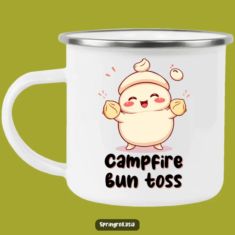 Funny Bao Dumpling Juggler Camping Mug: Fuel Your Adventures with Fun