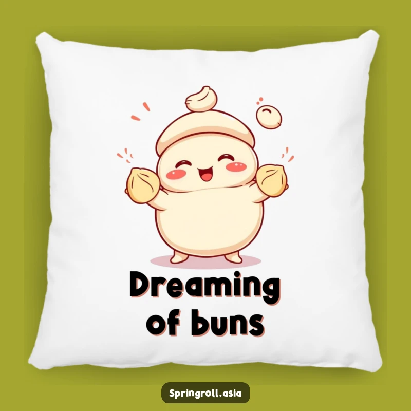 Funny Bao Dumpling Juggler Pillow: Cuddle Up with Culinary Comfort