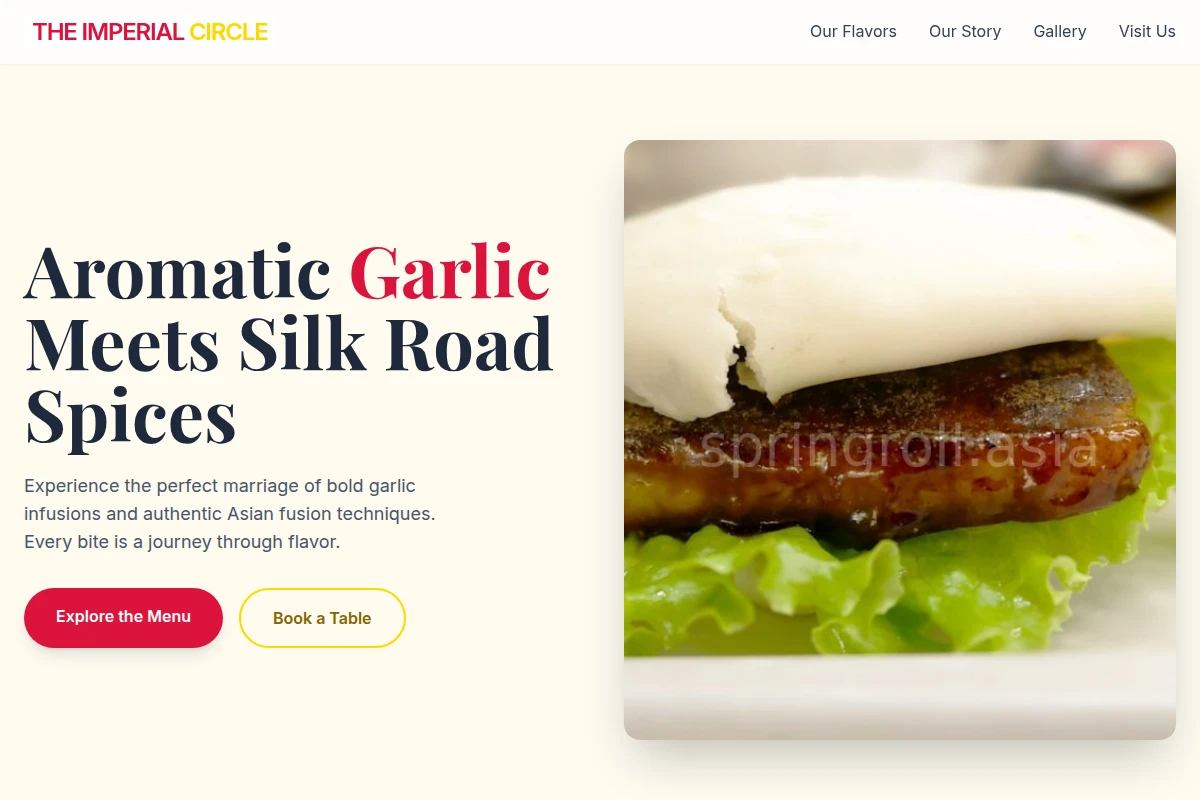 garlic Asian Fusion Food