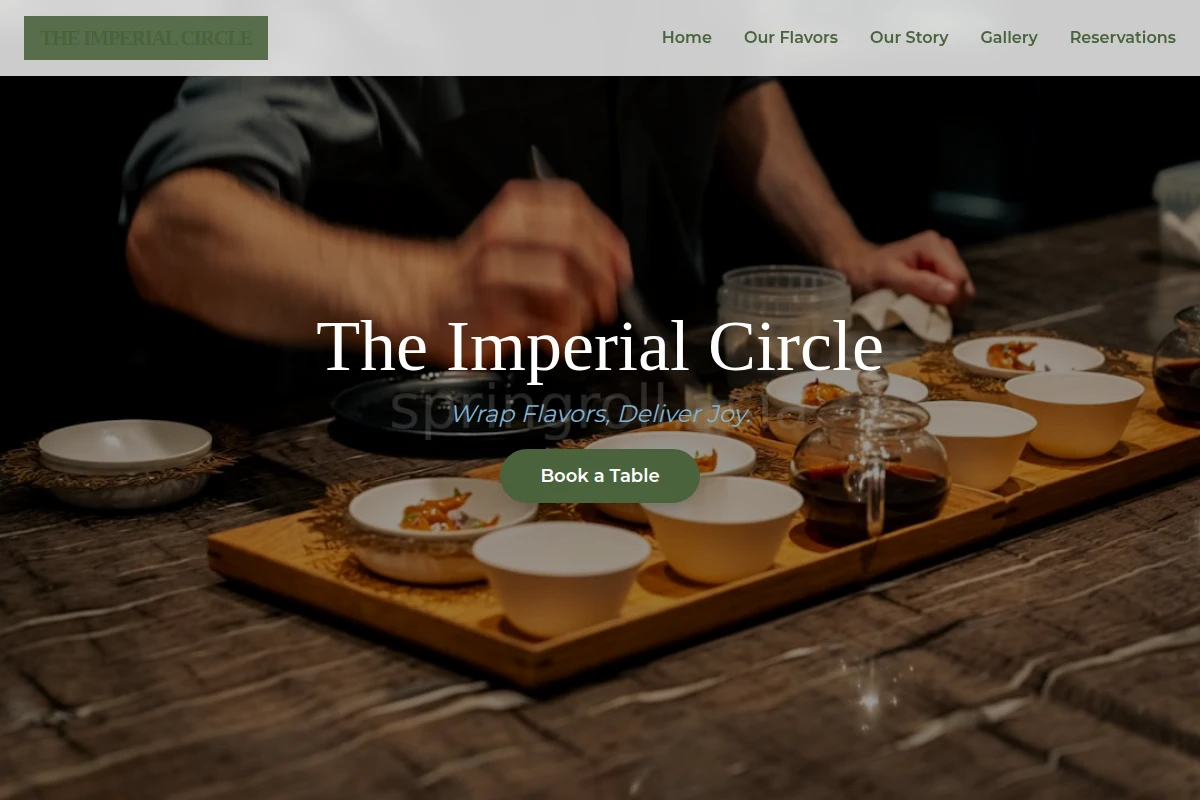 golden Asian Fusion Food