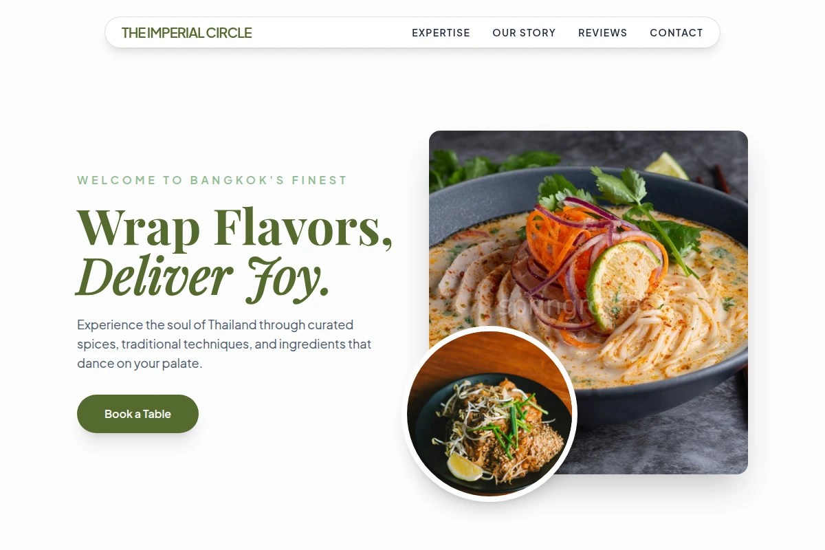ginger Thai Food