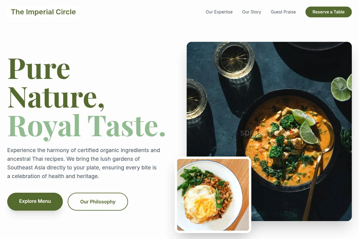 organic Thai Food