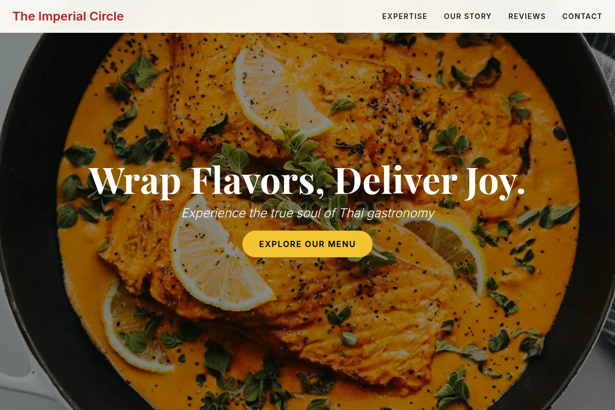 savory Thai Food