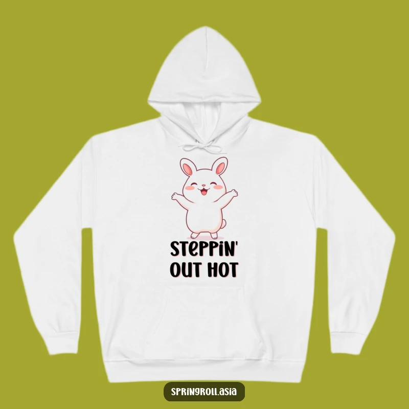 Funny Bao Bun Dance Hoodie: Cozy Cartoon Foodie Apparel for Warm, Happy Steamed Bun Lovers