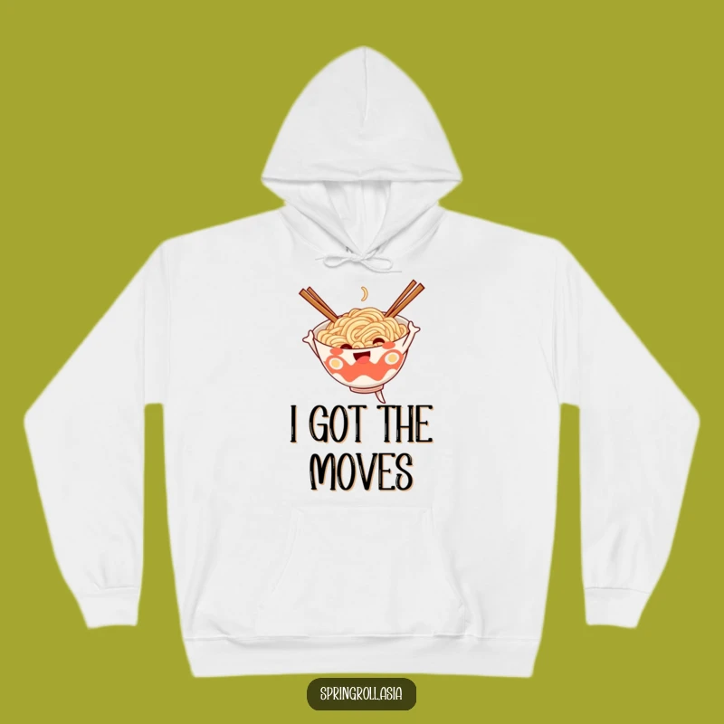 Funny Noodle Dance Hoodie - Cozy Ramen Bowl Sweatshirt