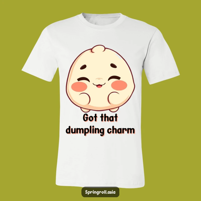 Funny Dumpling Wink T-Shirt - Cheeky Character Apparel